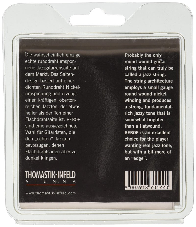 Thomastik-Infeld BB113 Jazz Guitar Strings: Jazz Bebop Series 6 String Set - Pure Nickel Round Wounds E, B, G, D, A, E Set - Image 2